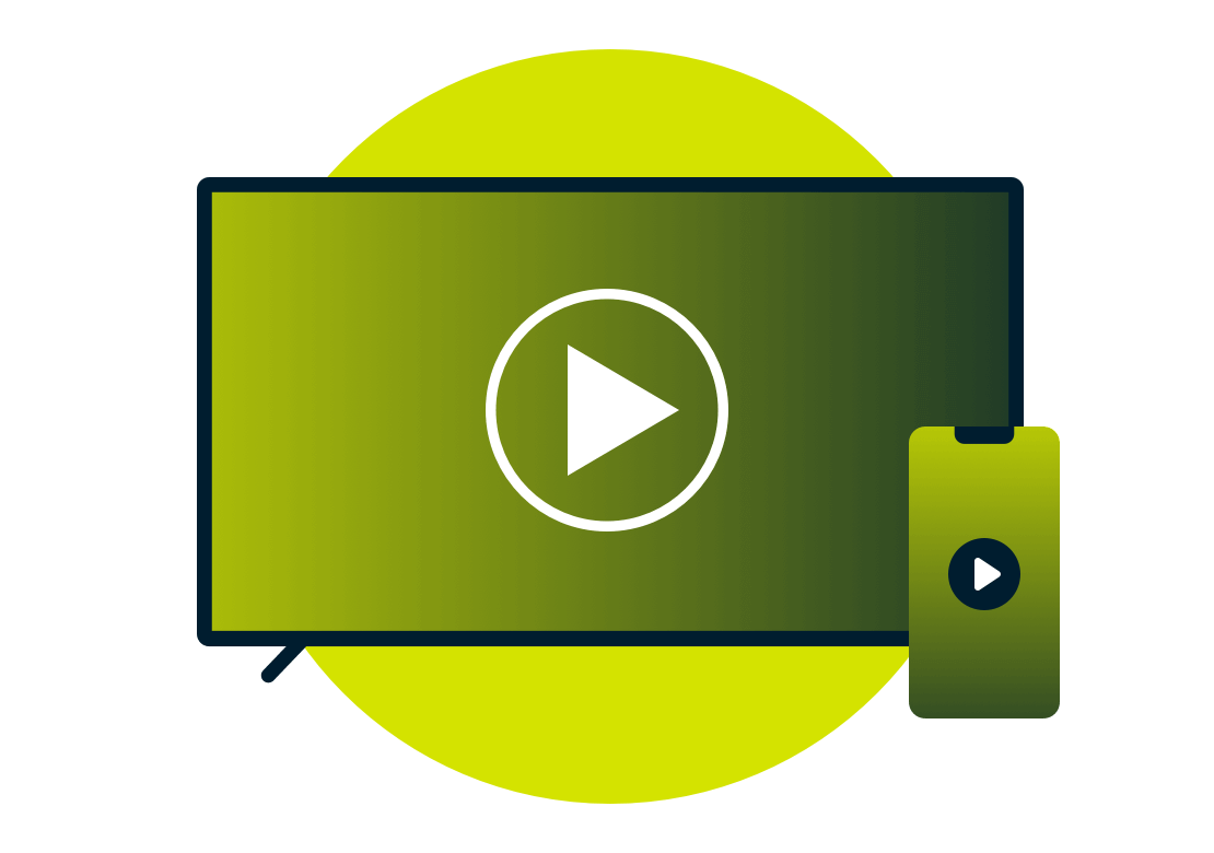 Logo Sky Go na ekranie monitora telewizyjnego.