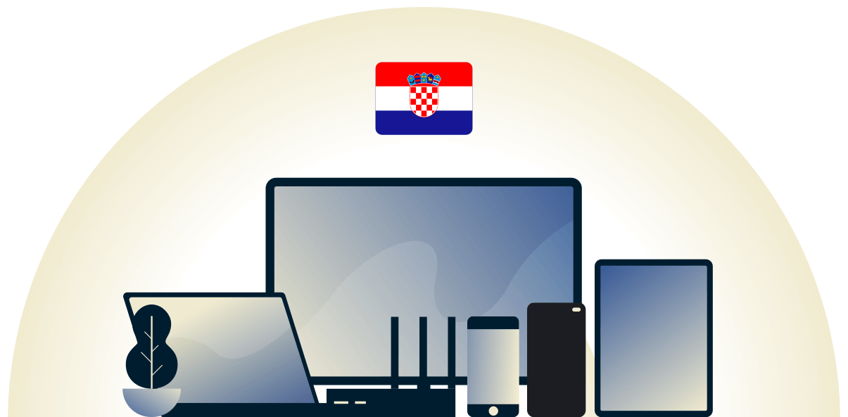 VPN โครเอเชียปกป้องความหลากหลายของอุปกรณ์